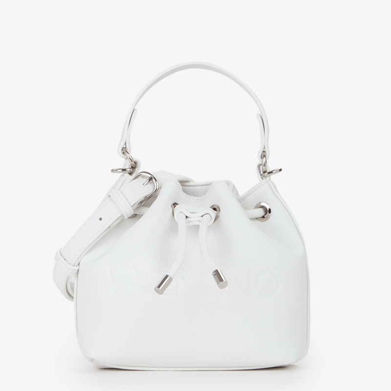 Valentino Bags Syria Re White Shoulder Bag VBS8YH34BIANCO-zoom-