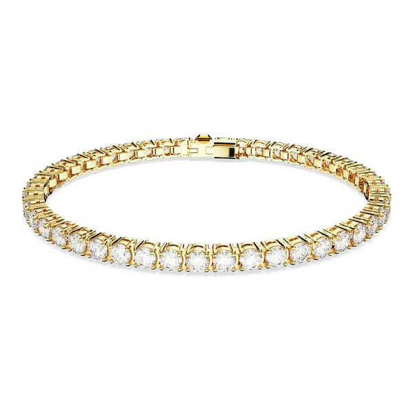 Swarovski Matrix Goudkleurige Tennis Armband 5657670