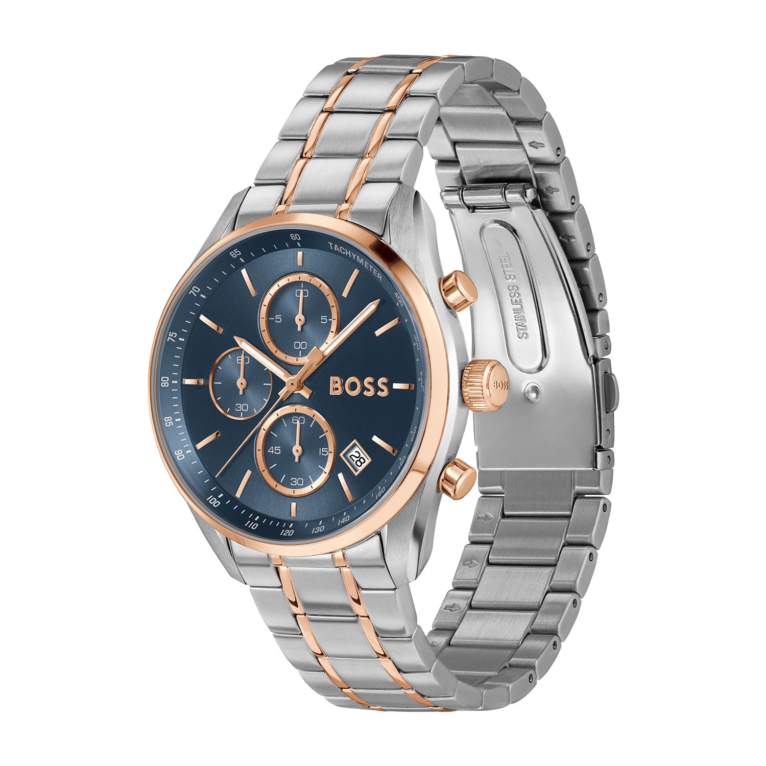 Hugo Boss Grand Prix 40 Silver Men's Watch HB1514260