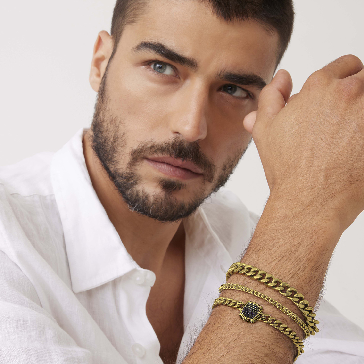 Guess Urban Code Gold-coloured Bracelet JUMB06011JWYGS