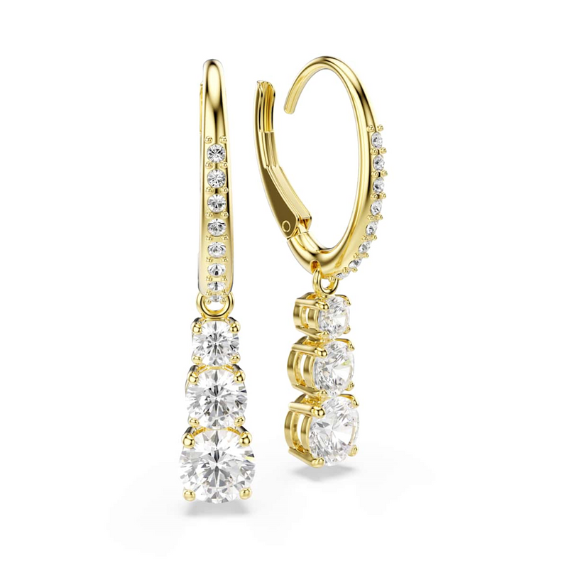 Swarovski Stilla Gold Coloured Earrings 5723300-zoom-