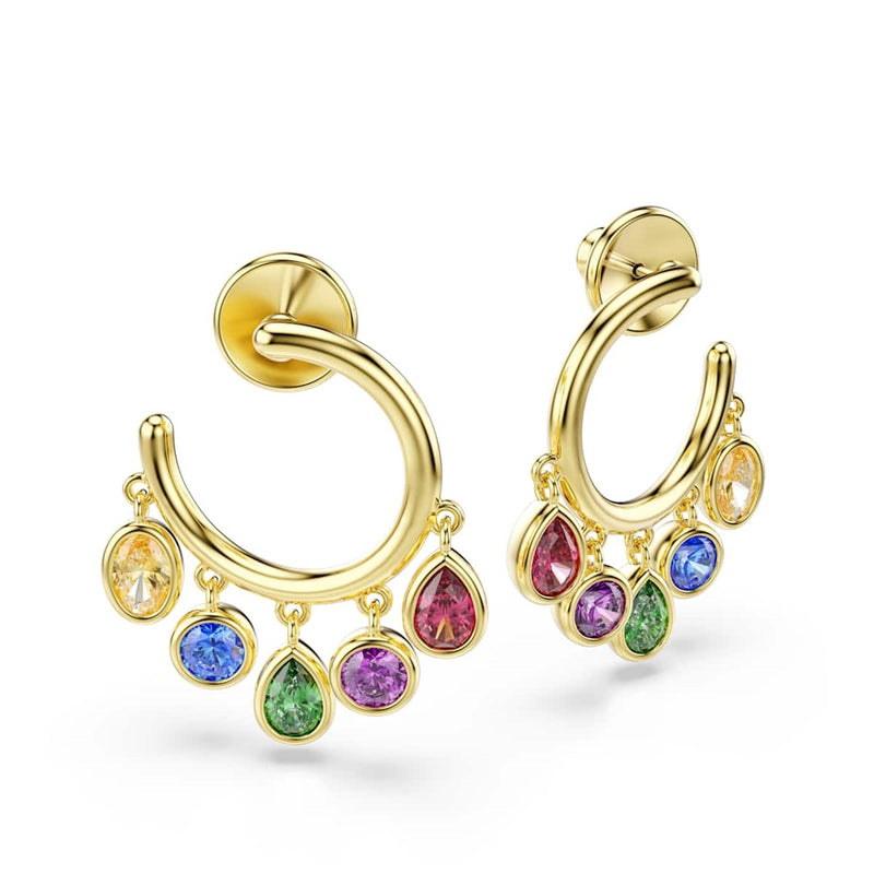 Swarovski Imber Organic Goudkleurige Multicolour Oorbellen 5753263-zoom-