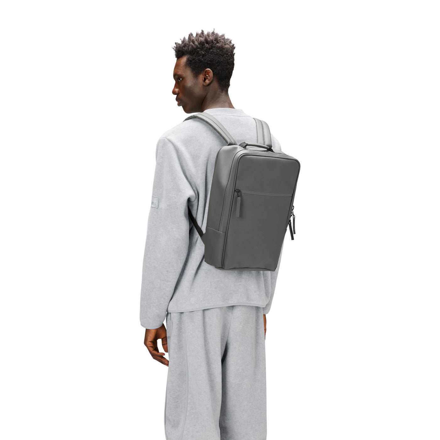 Rains Book Grey Backpack R13260-13