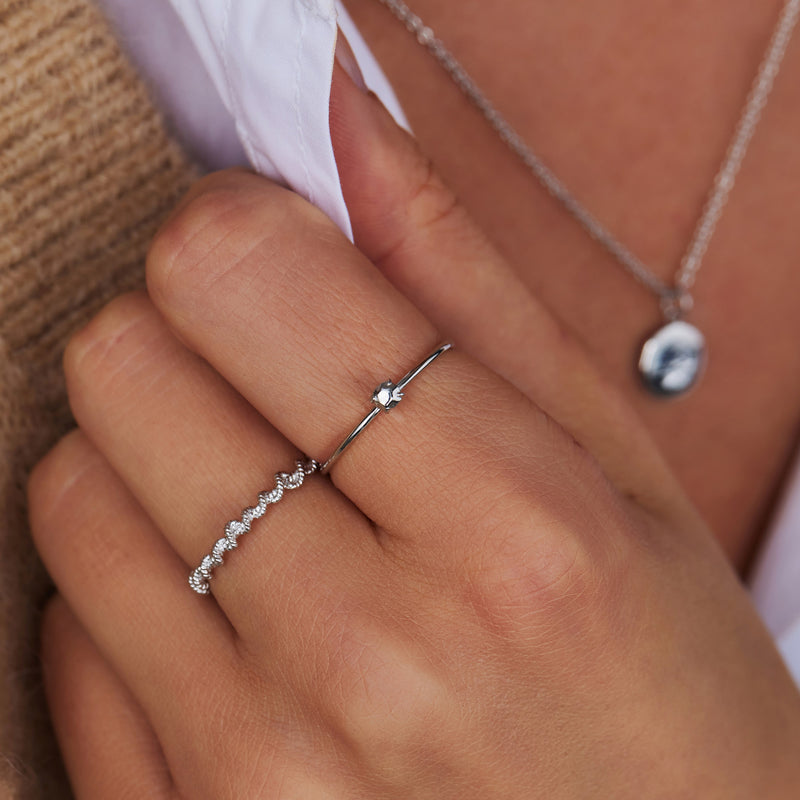 Violet Hamden Sisterhood Lunar 925 Sterling Zilveren Gedraaide Ring VH33005-50-zoom-