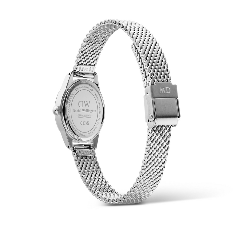 Daniel Wellington Ophelia Mini Mesh Witte Zilveren Dameshorloge DW00100938-zoom-