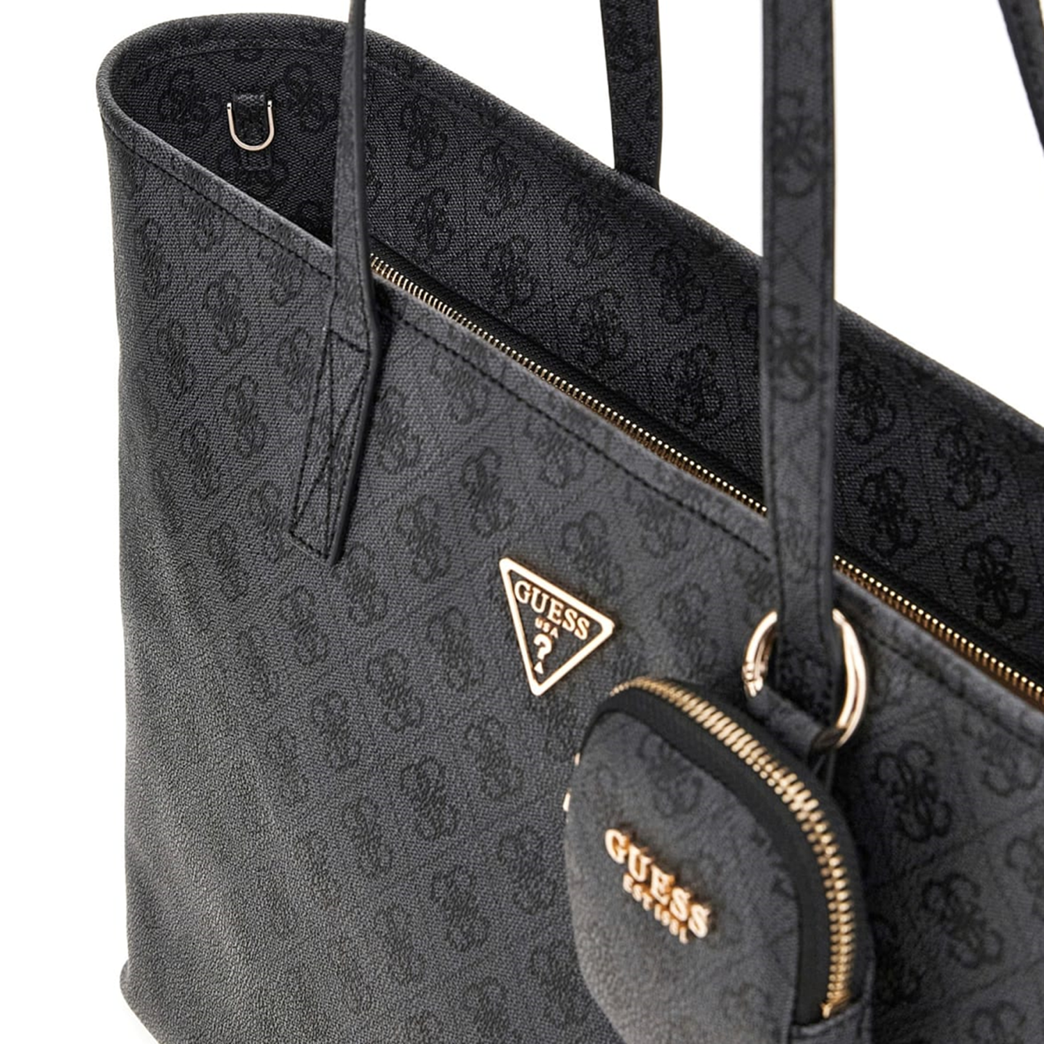 Guess Power Play Coal Logo Large Tech Tote Bag HWSL71-24240-CLO