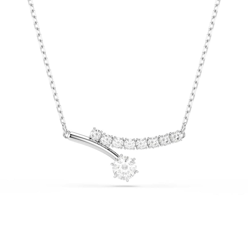 Swarovski Matrix Crash Zilveren Ketting 5753568-zoom-