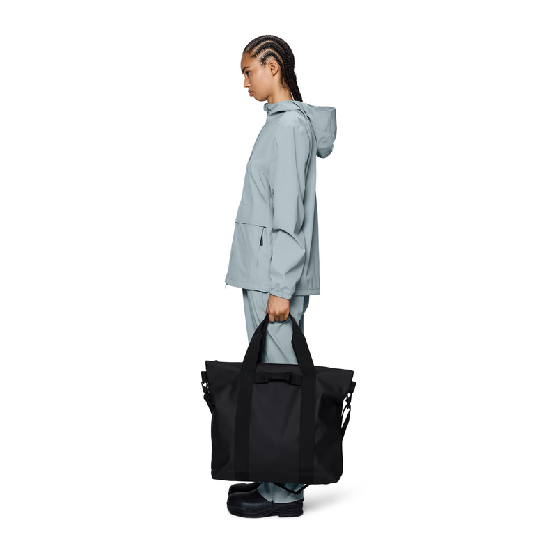 Rains Black Tote Bag R14150-01-zoom-