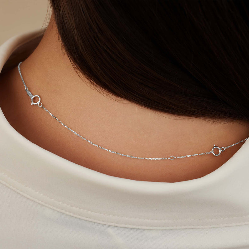 Isabel Bernard Saint Germain Nicole 14 Karaat Witgouden Collier Verlengstuk IB340129-zoom-