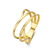 Beloro Jewels Della Spiga Pia 9 Karaat Gouden Ring BO330028-48