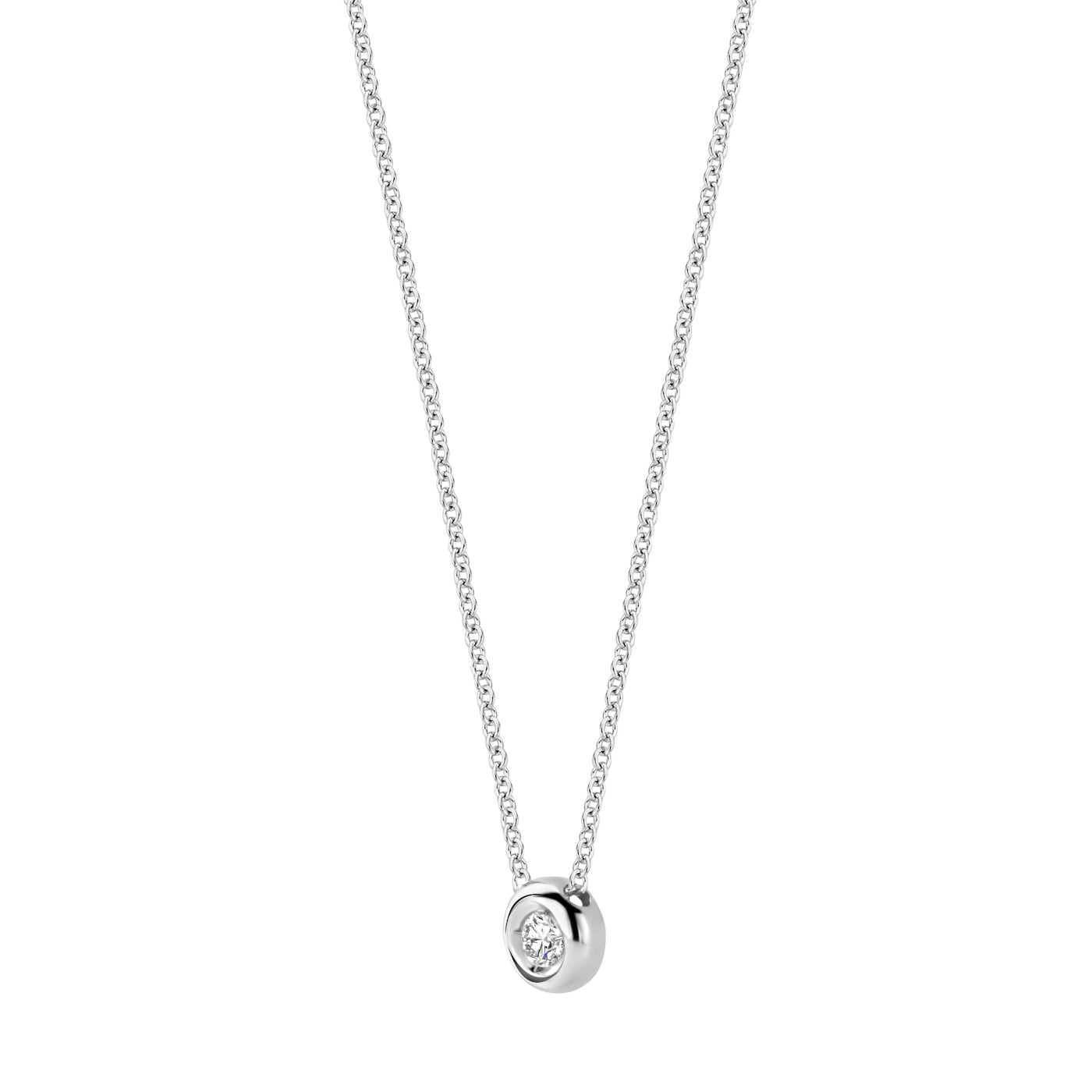 Blush Diamonds 14 karat white gold Necklace 3113WDI