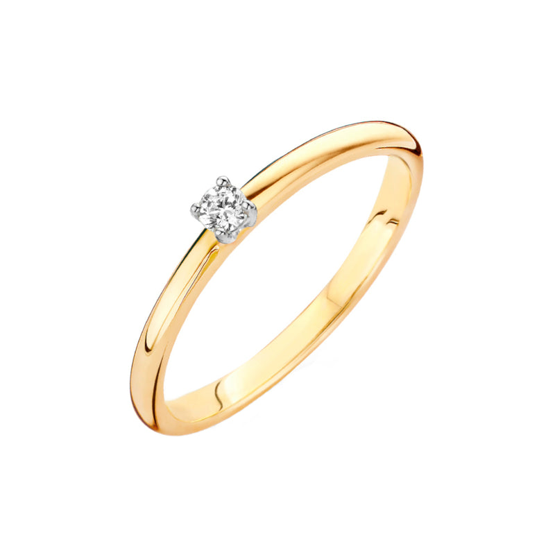 Blush Diamonds 14k Gold Ring with Diamond 1601BDI/50-zoom-