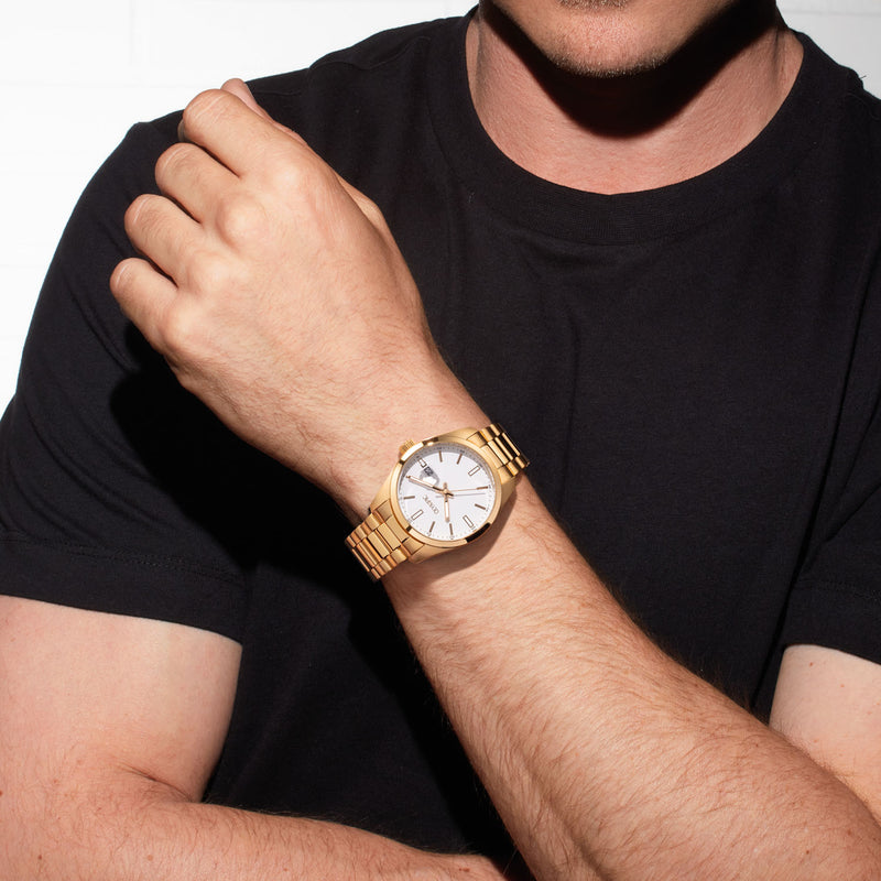 Olympic Louis Goud en Wit Herenhorloge OL75HDD001-zoom-