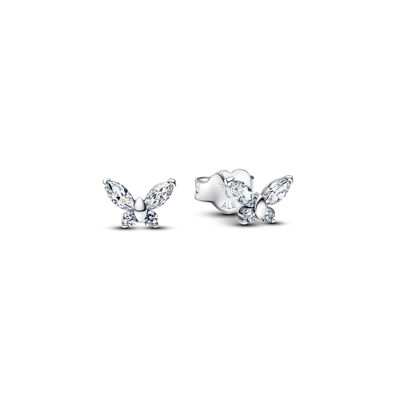 Pandora Timeless 925 Sterling Silver Butterfly Stud Earrings 294263C01-zoom-