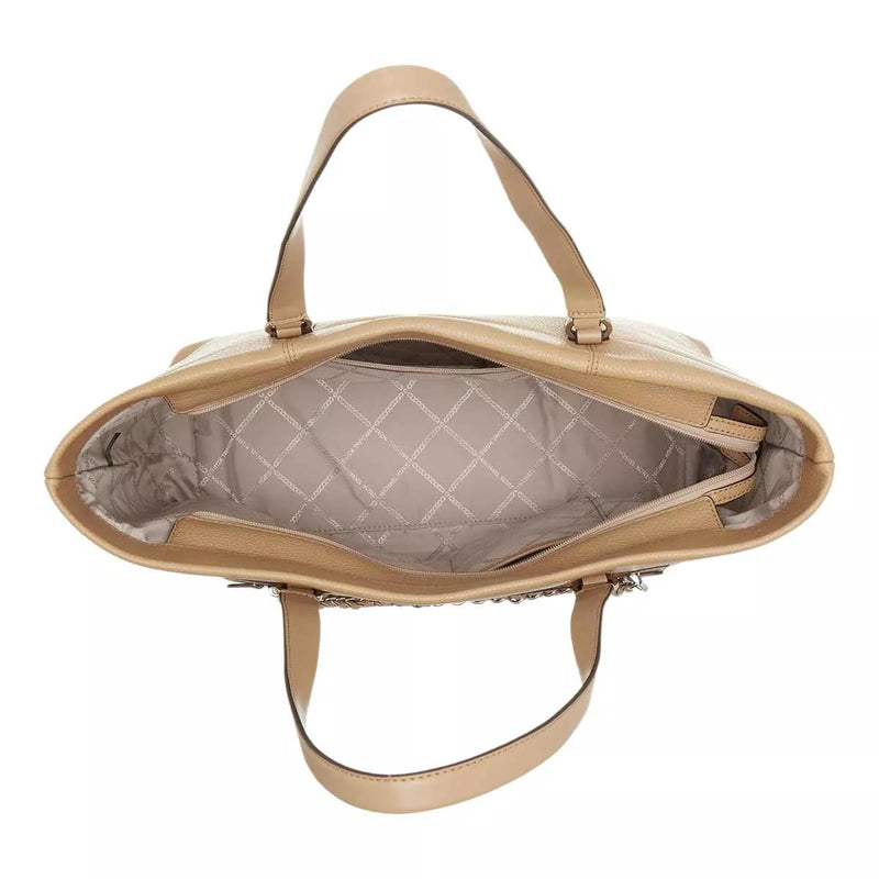 Michael Kors Beige Leather Shopper 30R3S04T3L-222-zoom-