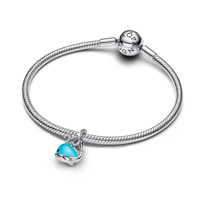 Pandora Moments 925 Sterling Zilveren Turquoise Walvis Bedel 793822C01-zoom-