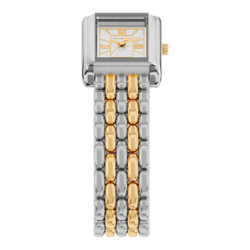 Michael Kors Essex Rectangular White Dial Watch MK4999-zoom-
