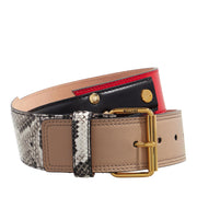Moschino Multi Coloured Leather Belt 2001-A0346423_80
