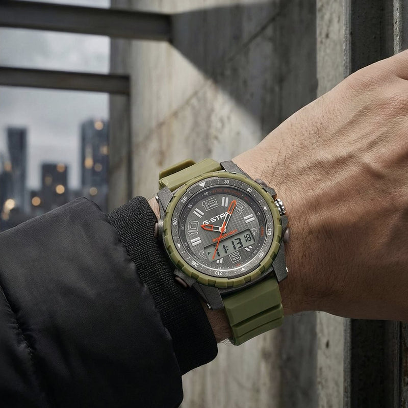 G-STAR Ops01 Grijs Olijfgroen Ana-digi Herenhorloge GSW.502.03-zoom-