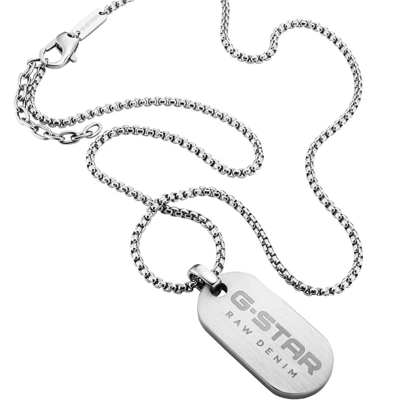 G-STAR ZipPoint Zilveren Schakelketting GSJ.104.01-zoom-