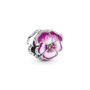 Pandora Moments 925 Sterling Silver Roze Viooltje Bedel 790777C01