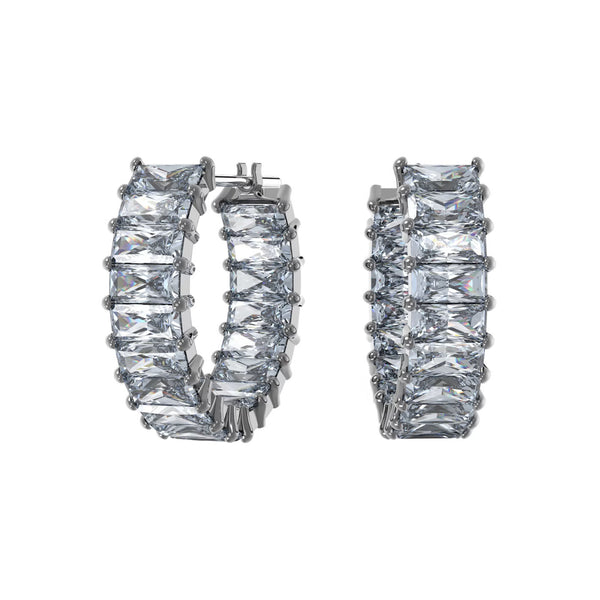 Swarovski Matrix Silver-coloured Earrings 5658650