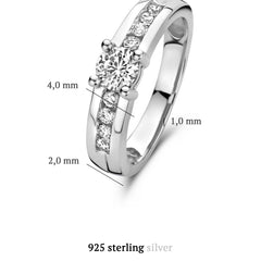 Parte Di Me Ponte Vecchio Santa Trinita 925 sterling Silver Ring PDM1308543-50