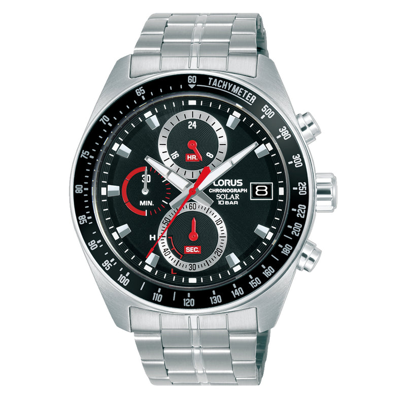 Lorus Chronograph Stainless Steel Men's Watch RZ615AX9-zoom-