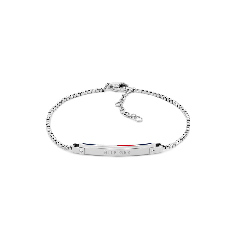 Tommy Hilfiger Linear Zilverkleurige Armband TJ2780952-zoom-