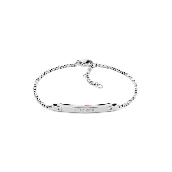 Tommy Hilfiger Linear Zilverkleurige Armband TJ2780952