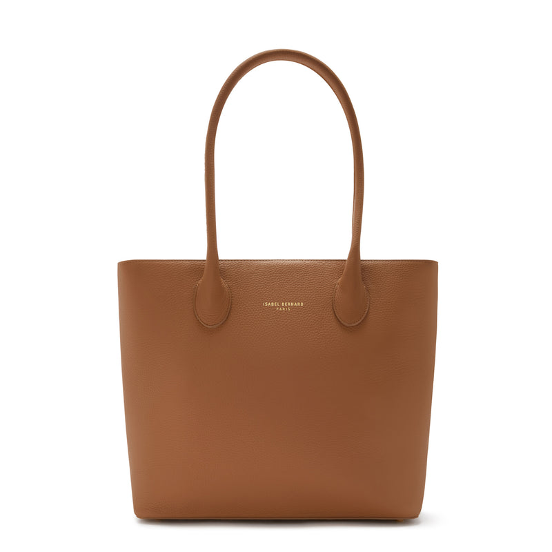 Isabel Bernard Honoré Lysanne Camel Kalfsleren Shopper IB25026-zoom-