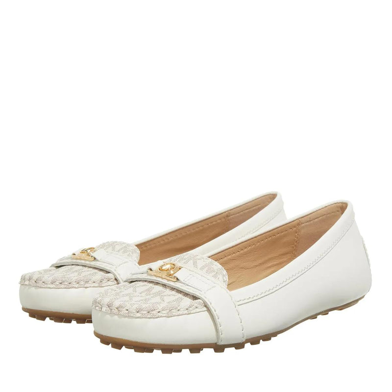 Michael Kors Créme Leren Ballerina's 2001-A0478384-zoom-