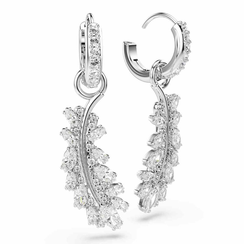 Swarovski Vienna Feather Zilveren Oorbellen 5754272-zoom-