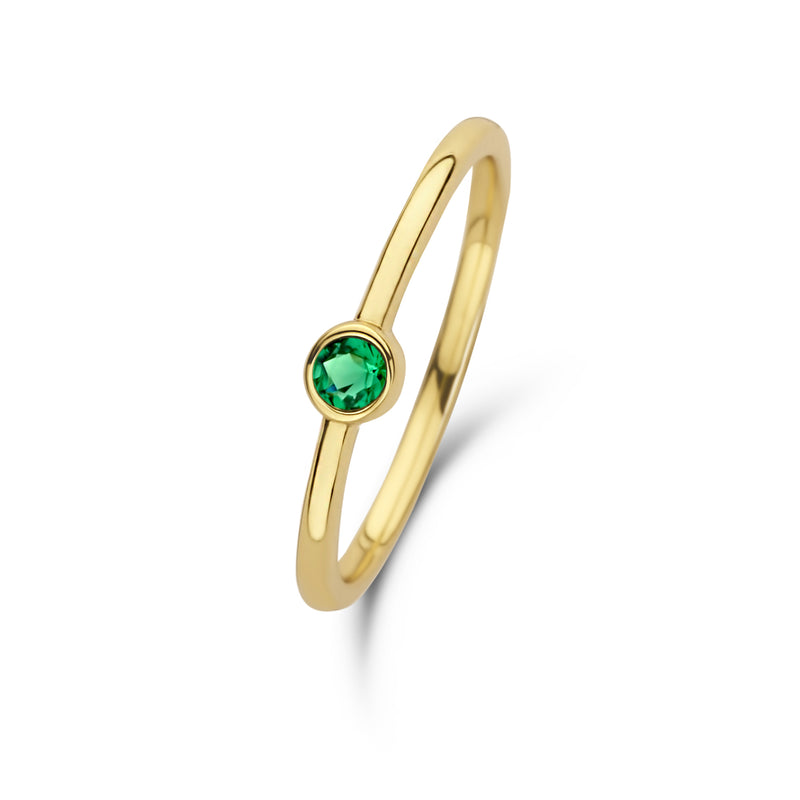 Violet Hamden Venus Goudkleurige Ring Met Geboortesteen VH330008MAY-58-zoom-