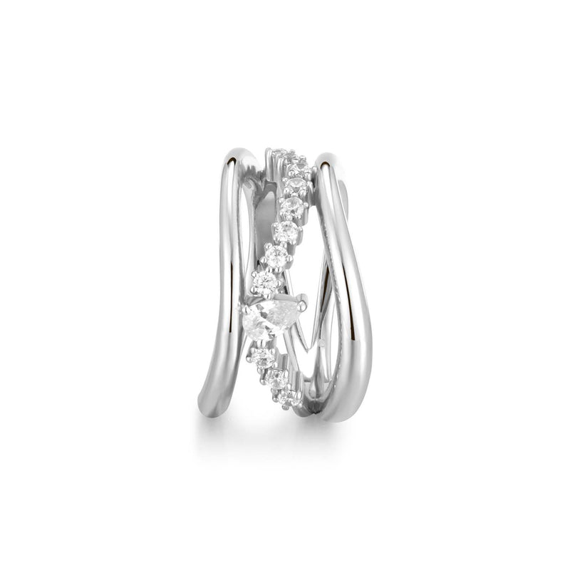 Ania Haie Ania Haie Miss Twinkle 925 Sterling Silver Ring 2002-AH-R056-02H56-zoom-