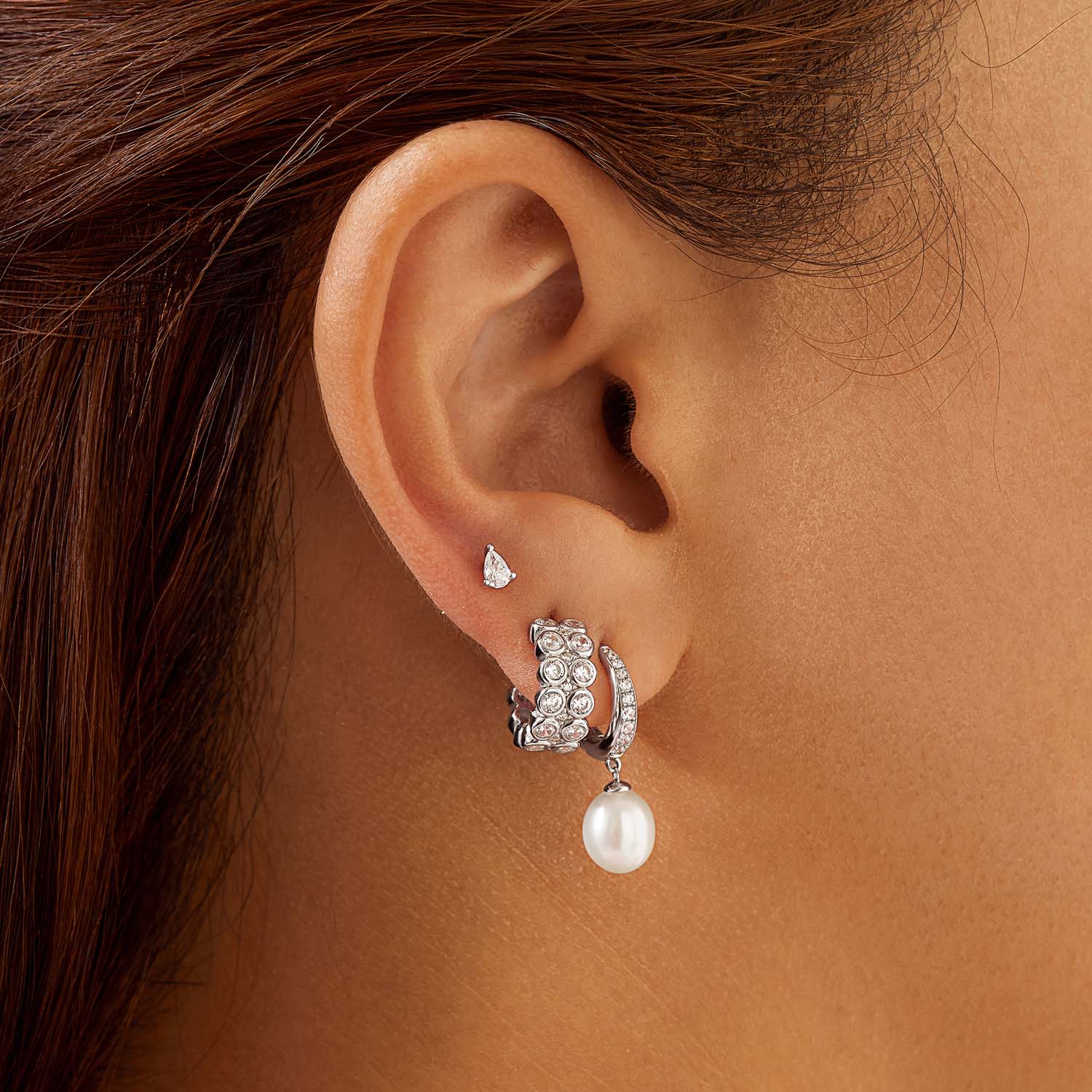 Ania Haie Chic Creator 925 Sterling Silver Earrings 2002-AH-E058-04H