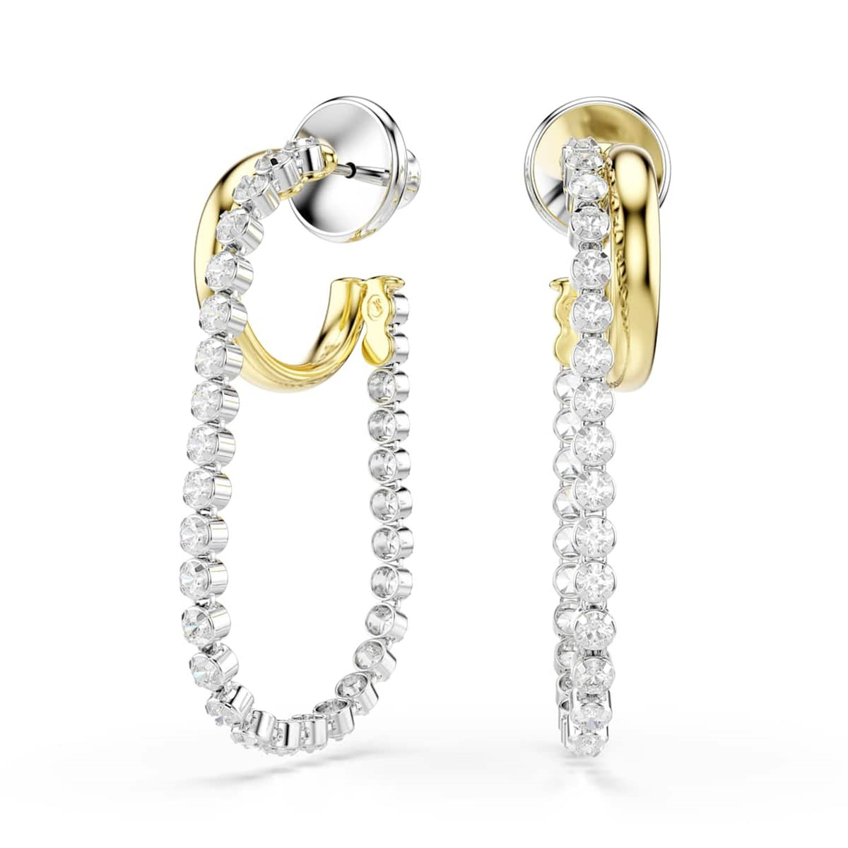 Swarovski Hyperbola Spin Multicolour Hoop Earrings 5749366