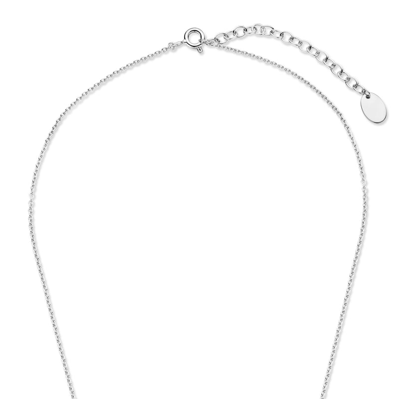Violet Hamden Luna 925 Sterling Zilveren Ketting met Maan en Groene Zirkonia Steentje VH340037-zoom-