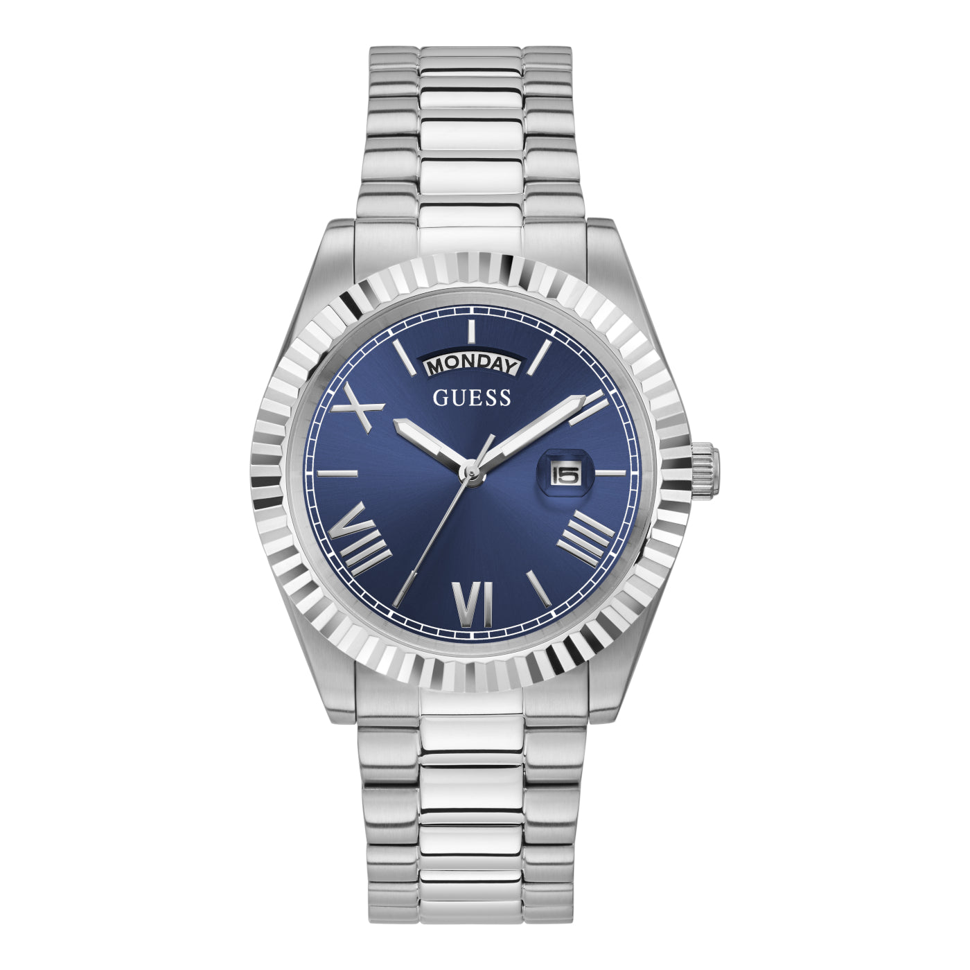 GUESS Connoisseur Silver Watch GW0265G7