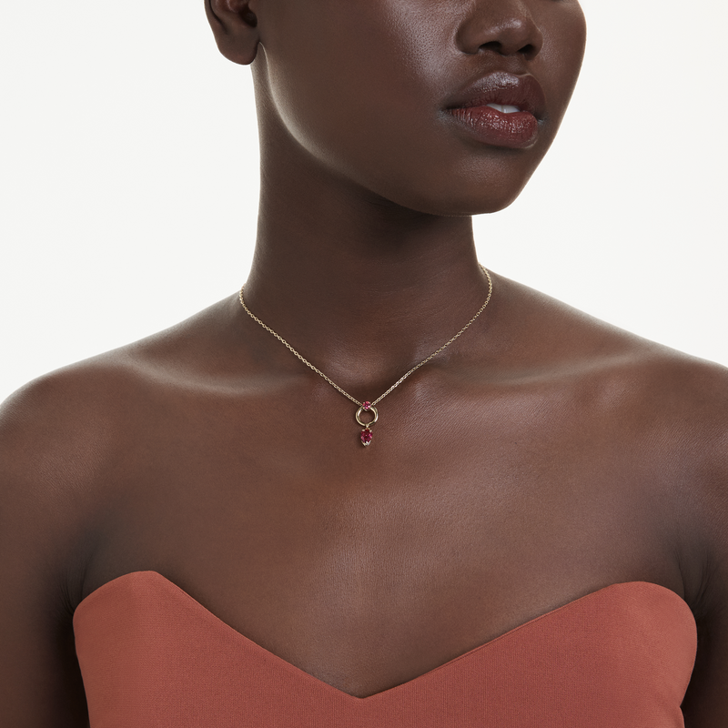 Swarovski Mesmera Gold Coloured Necklace 5732487-zoom-