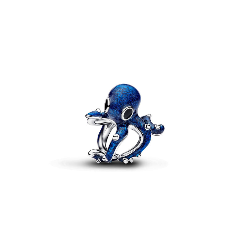 Pandora Moments Enamel Blue Octopus Bedel 794706C01-zoom-