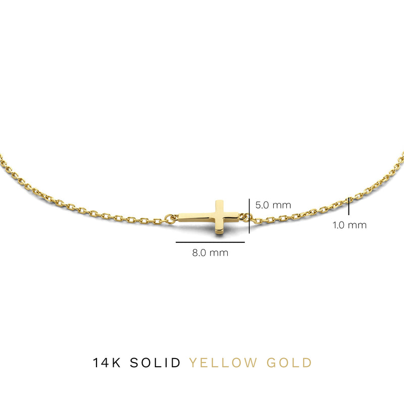 Isabel Bernard Monceau Solange 14 karaat gouden armband IB320064-zoom-