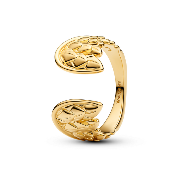 Pandora Marvel Gold Plated Thor Wings Open Ring 164222C00