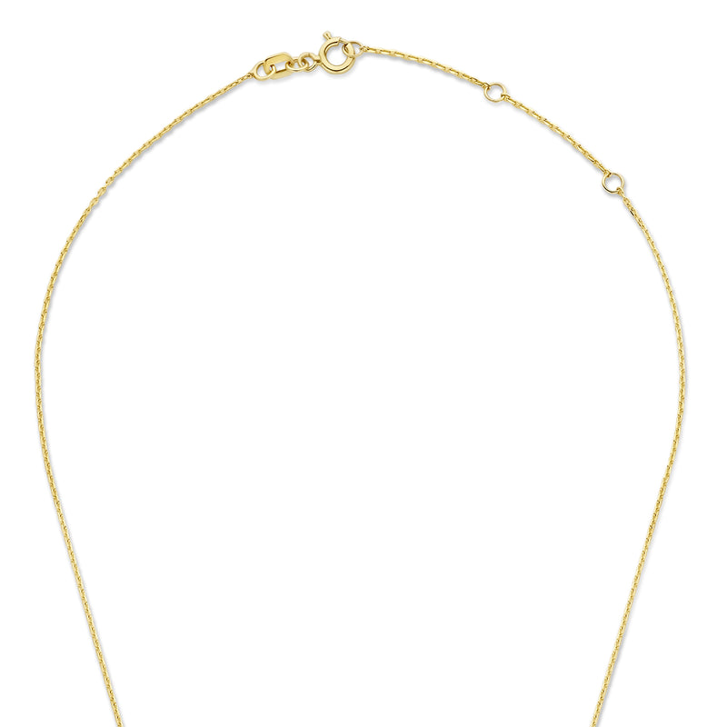Isabel Bernard De La Paix Inaya 14 Karaat Gouden Collier | Diamant 0.01 ct | IBD350021-zoom-