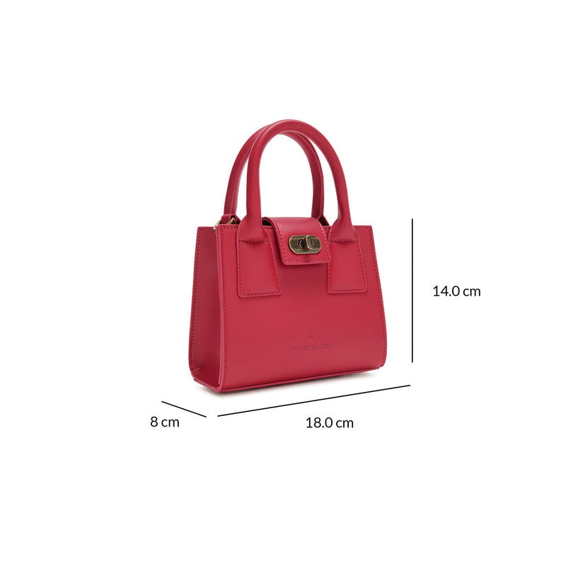 Violet Hamden Essential Bag fuchsiakleurige Crossbodytas VH22040-zoom-