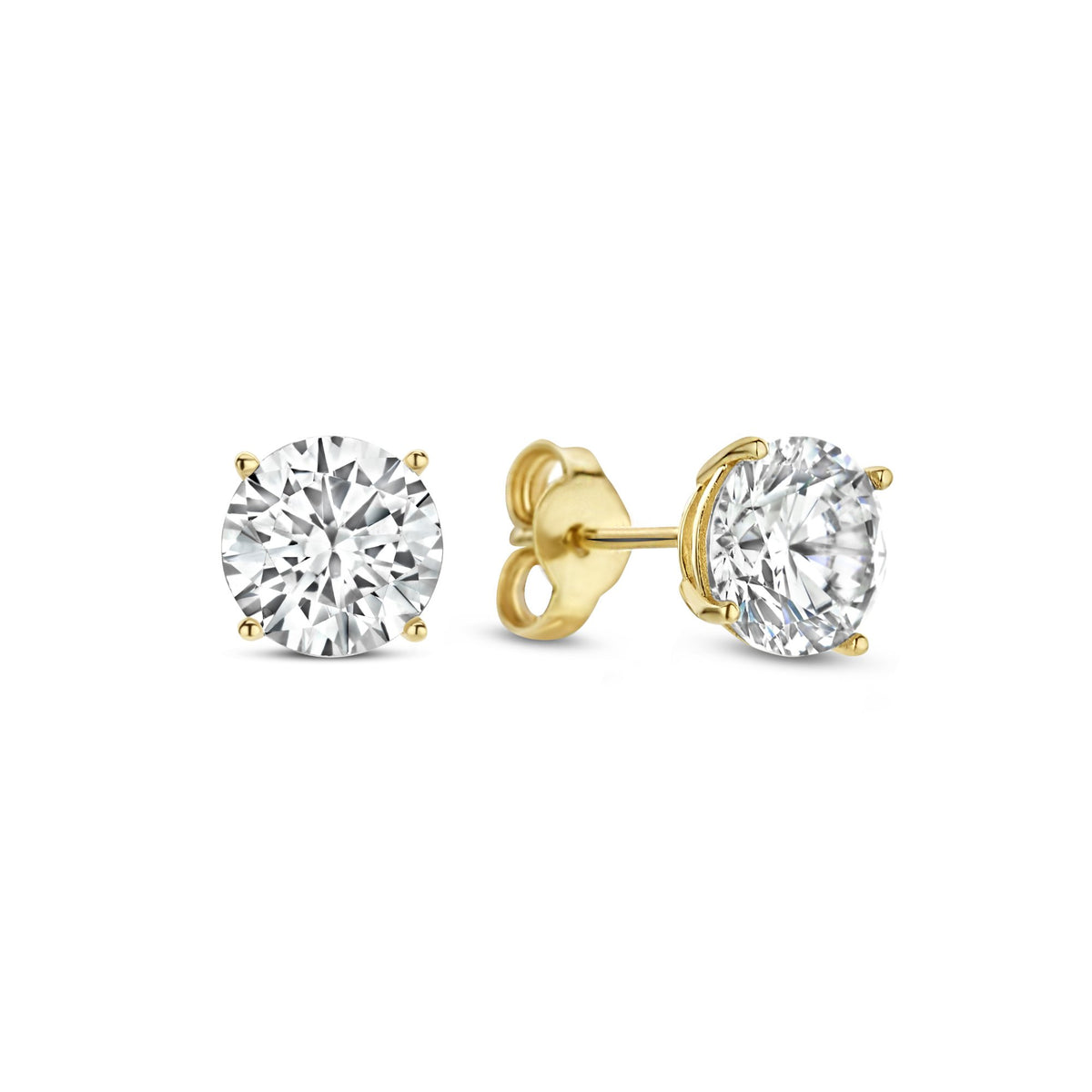 Beloro Jewels Monte Napoleone Stella 9 carat gold Ear Studs BO360013