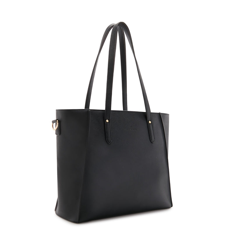 Violet Hamden Essential Bag Zwarte Shopper met 13 inch Laptopvak VH25035-801-zoom-