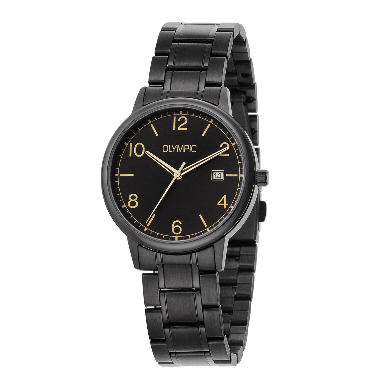 Olympic Henri Zwart Heren Horloge 2002-OL80HZZ001