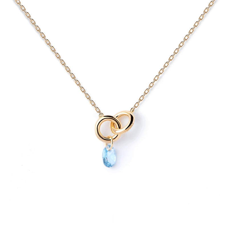 P D Paola Color 925 Sterling Silver Necklace with Gold Plating CO01-842-U-zoom-