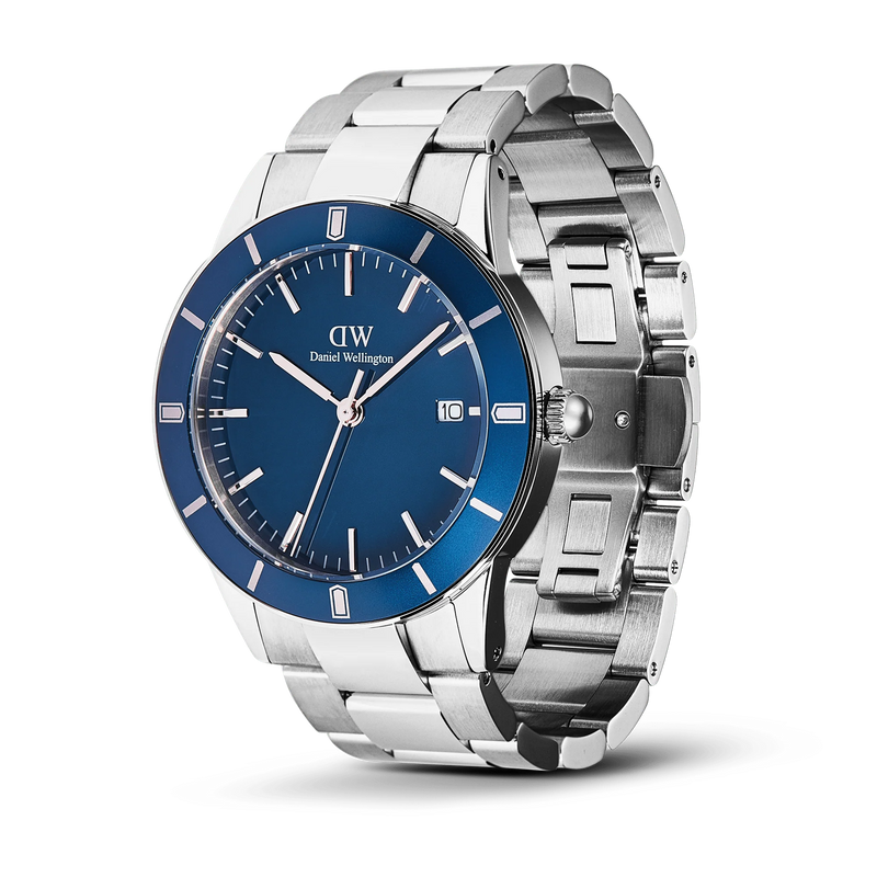 Daniel Wellington Iconic Paradigma Blu Arctic Enamel Men's Watch DW00100820-zoom-